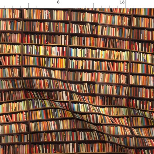 Books Fabric Book Shelf by Lauredesigns Book Library Etsy