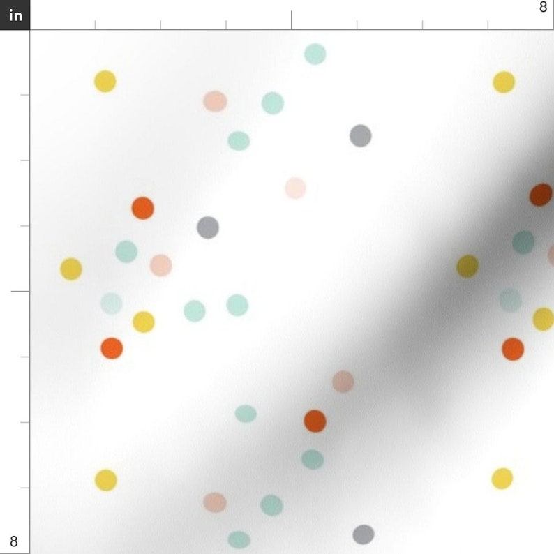 Confetti Fabric Confetti Spring by Ajoyfulriot Modern Etsy