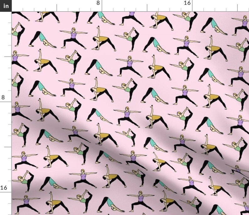 Yoga Fabric Yoga Girls by Yoga Stretch Etsy