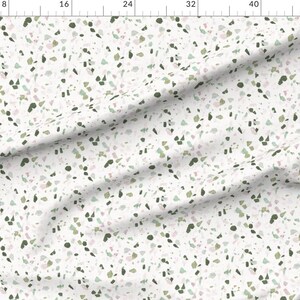 Terrazzo Fabric -Petra Terrazzo By Holli Zollinger -Terrazzo Geometric Modern Home Decor Speckled Cotton Fabric By The Yard With Spoonflower afbeelding 2