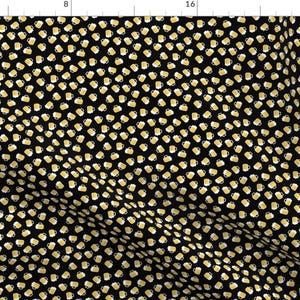 Tiny Beer Fabric - Traditional German Beer Oktoberfest St Patricks Black Small By Littlesmilemakers - Fabric by the Yard with Spoonflower