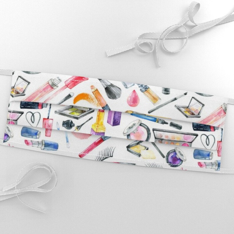 Makeup Fabric Makeup by Greenmountainfabric Watercolor Etsy