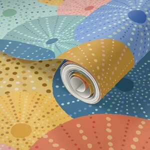 Sea Urchin Wallpaper Colorful Sea Urchin by Latheandquill - Etsy