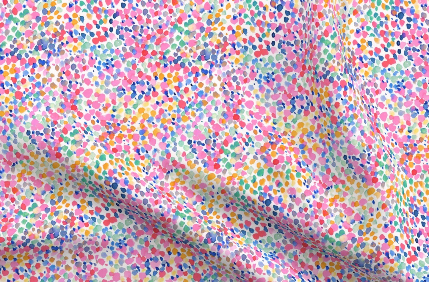 Abstract Watercolor Pastel Fabric Lighthearted Pastel By Etsy