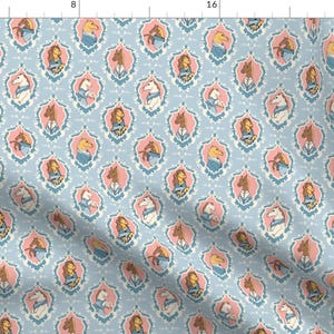Horse Portraits Fabric - Equine Portraits By Audsbodkin- Victorian Costume Fancy Horse Equestrian Cotton Fabric By The Yard With Spoonflower