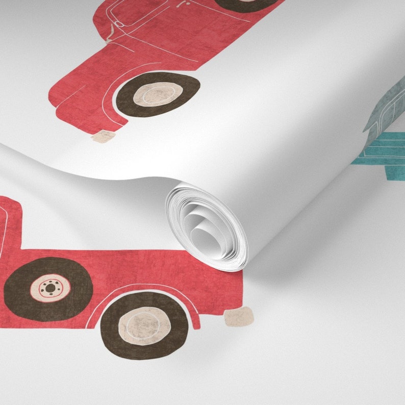 Vintage Trucks Wallpaper Vintage Trucks by Scarlette Soleil Etsy