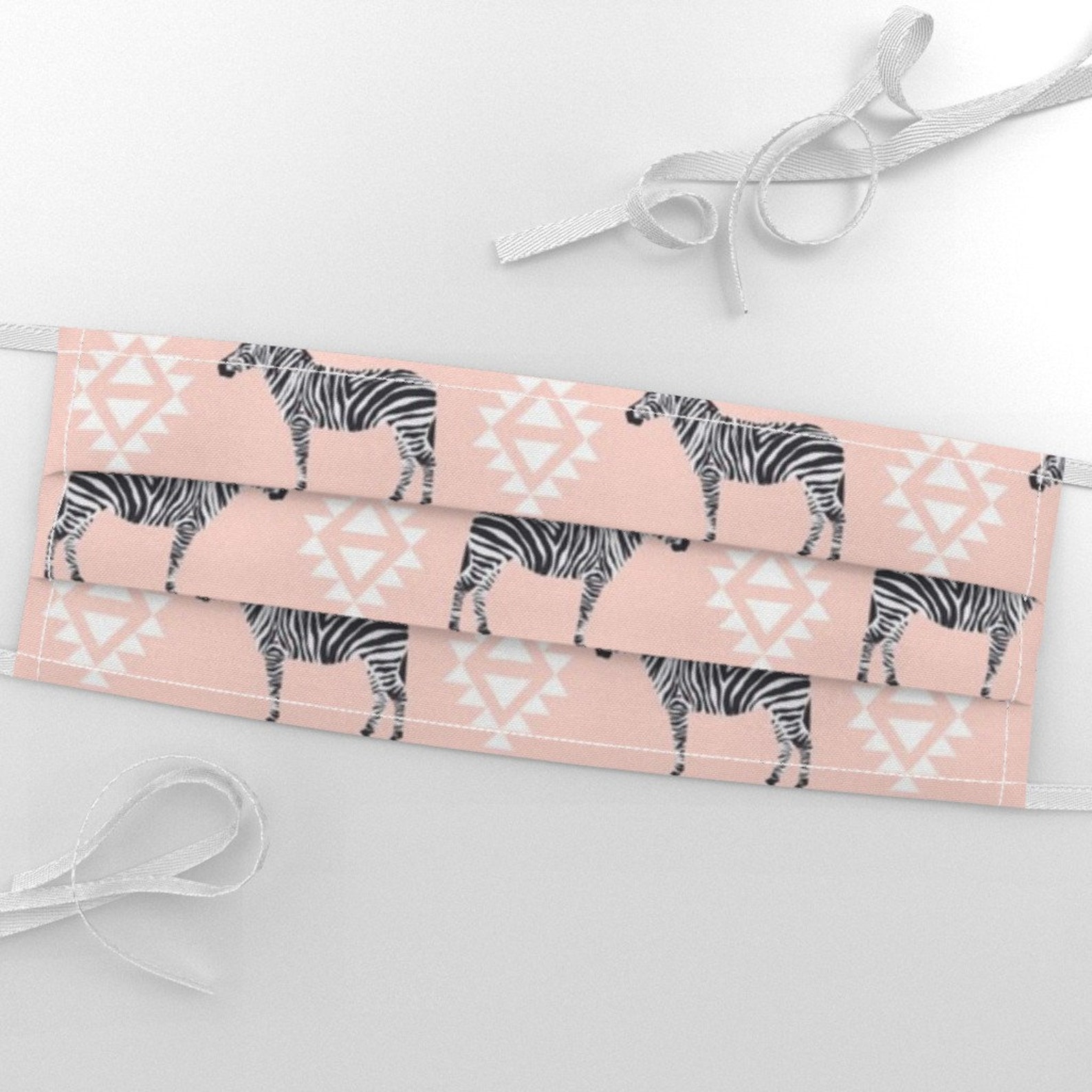 Blush Zebra Fabric Zebra Fabric Safari Animals Nursery Baby Etsy