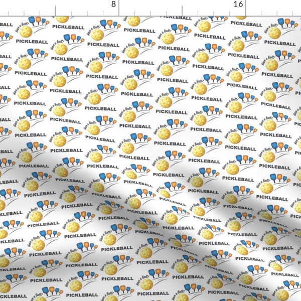 Pickleball Fabric by the Yard Etsy