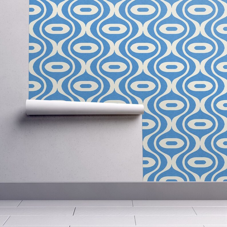 Raindrop Custom Printed Removable Self Adhesive Wallpaper Roll by Spoonflower Raindrop Linen Large By Holli Zollinger Raindrop Wallpaper