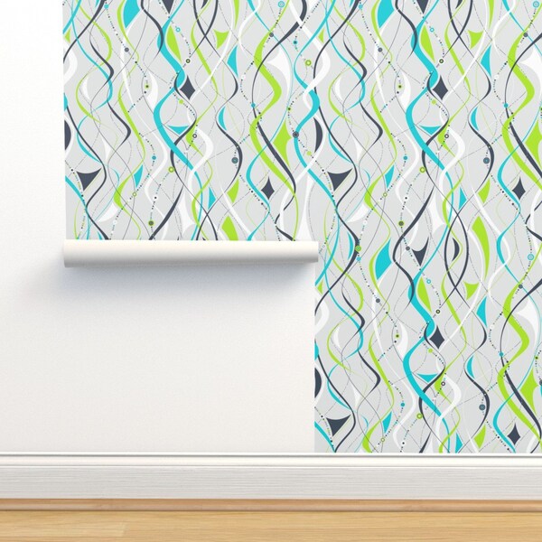 Lime Green Removable Wallpaper Etsy