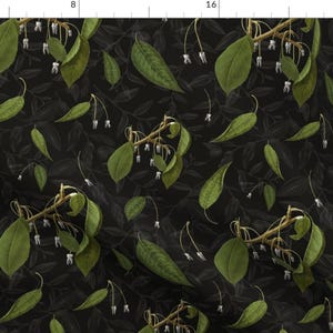 Teeth Fabric - Devour by 11amdesigns - Anatomy Spooky Victorian Botanical Vintage Gothic Maximalist Fabric by the Yard by Spoonflower