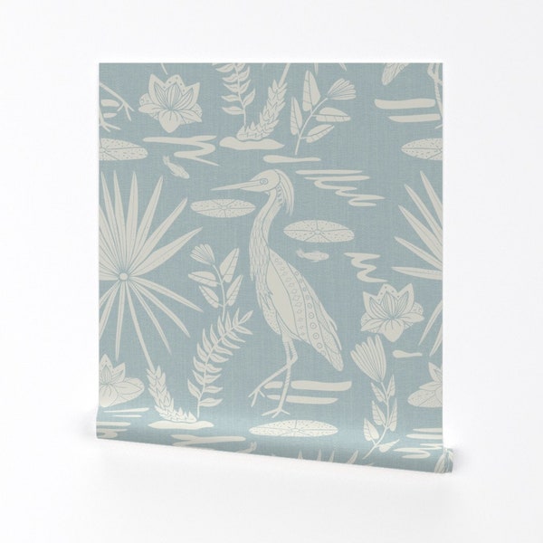 Egret Wallpaper Etsy
