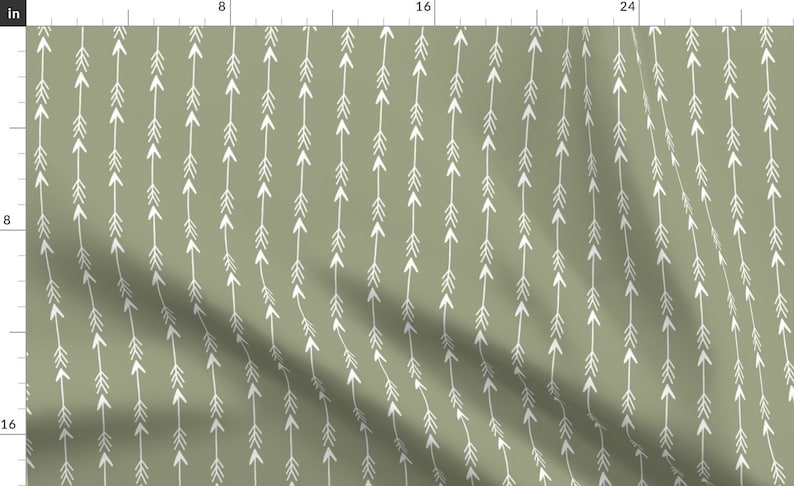 Gender Neutral Cotton Fabric Sage Green Woodland Animal Collection Petal Signature Quilting Cotton Mix & Match Fabric by Spoonflower image 8