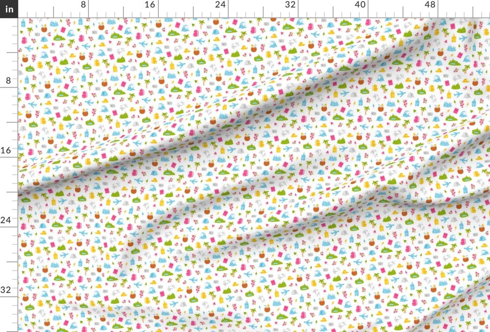 Travel Fabric - Go on and Travel Pattern by Stolenpencil - Kawaii ...