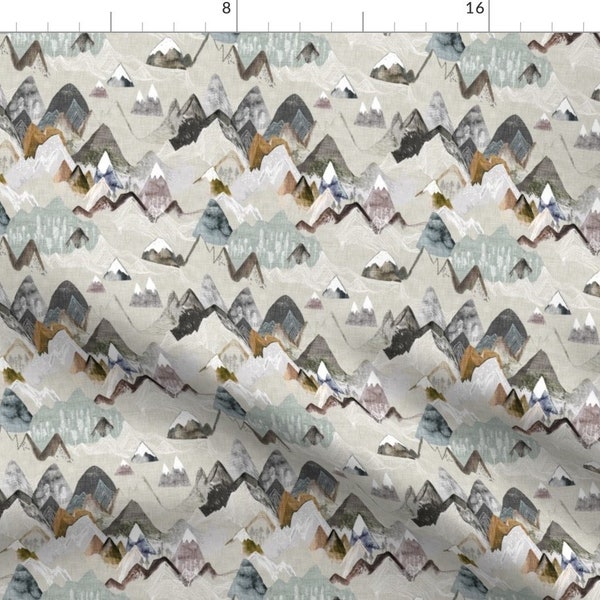Mountain Fabric Etsy