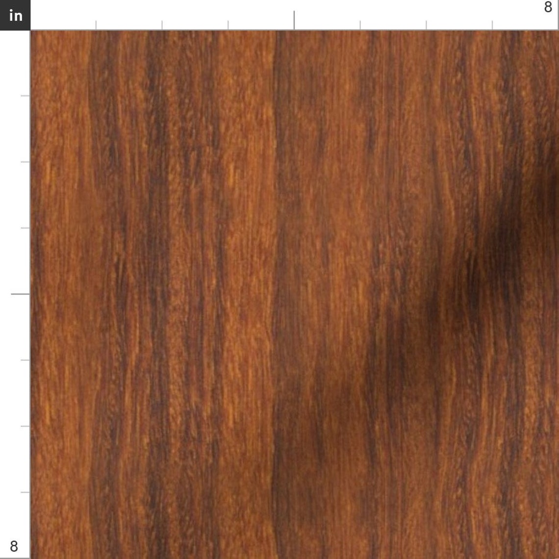 Rustic Wood Grain Fabric Teak Wood By Eclectic House Etsy