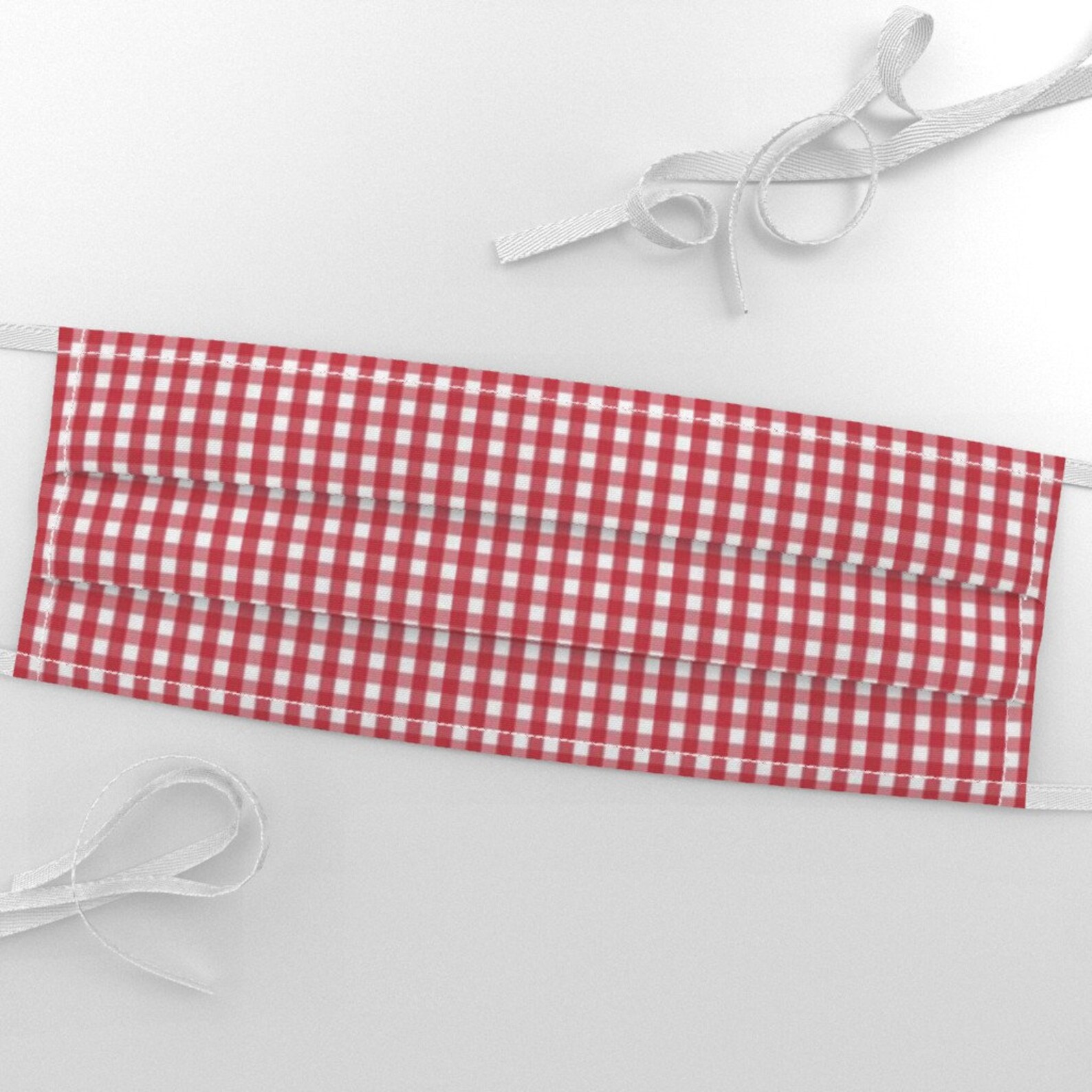 Red Gingham Picnic Blanket Fabric Tiny Gingham Red by Etsy