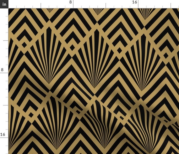 Art deco fabric deals