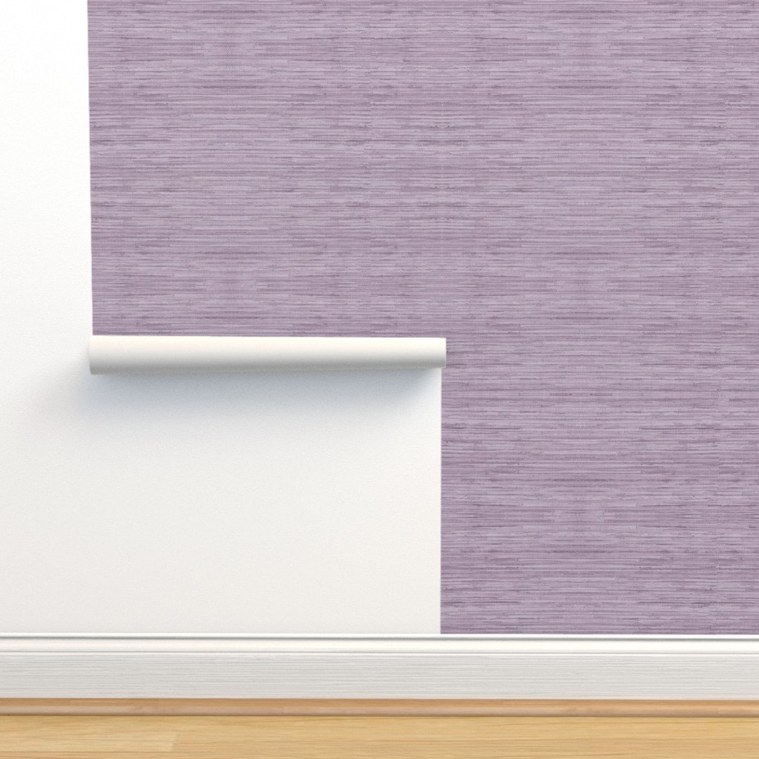 Grasscloth Wallpaper Soft Lavender by Willowlanetextiles - Etsy