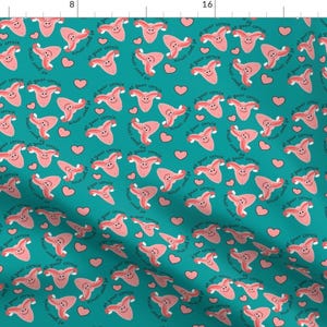 Obstetrical Nurse Fabric - Ob Nurse Cervix By Hot4tees Bg@Yahoo Com - Obstetrical Nurse Cervix Cotton Fabric By The Yard With Spoonflower