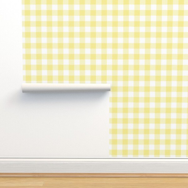 Yellow Removable Wallpaper Etsy