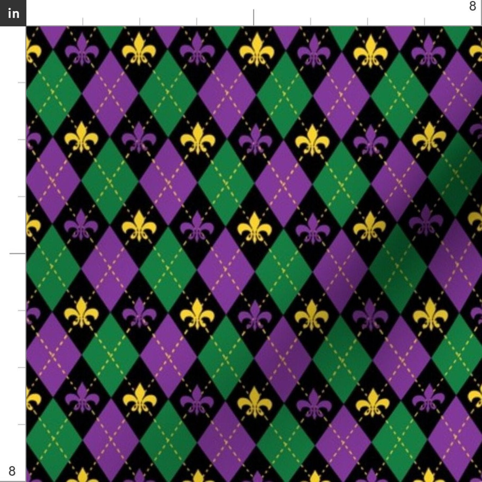 mardi gras fabric table cloth
