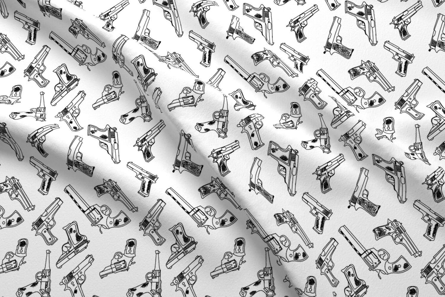 Guns Fabric To My Gun Show By Lauramarshdesigns Etsy