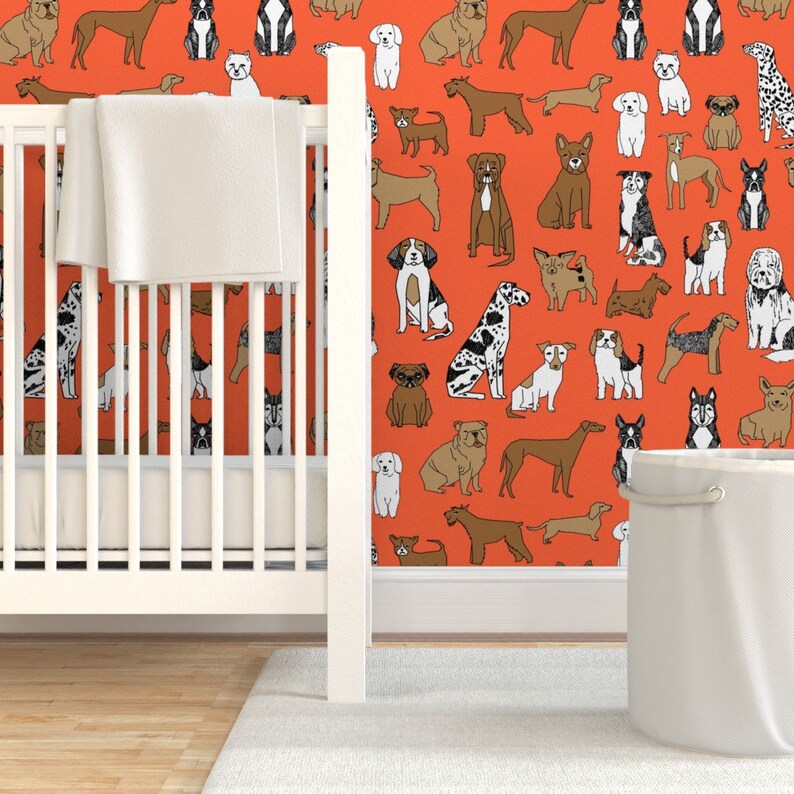 Dog Wallpaper Dog Breed Orange Dogs by Andrea Lauren Dogs Etsy