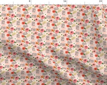 Rude Fabric - Tiny- Eat A Bag Of D*Cks By Cynthiafrenette - Swear Word Profanity Funny Rude Adult Cotton Fabric By The Yard With Spoonflower