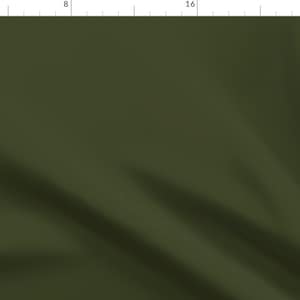 Green Fabric - Olive Green  by weavingmajor -  Olive Solid Olive Green Army Military Army Green  Fabric by the Yard by Spoonflower