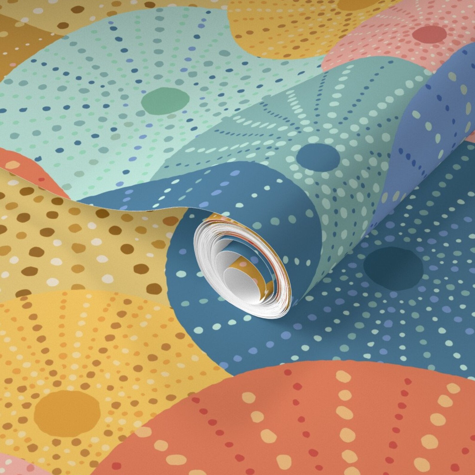 Sea Urchin Wallpaper Colorful Sea Urchin by Latheandquill - Etsy