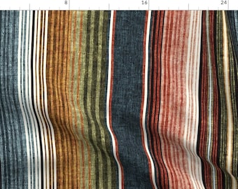 Mexican Blanket Stripe Fabric - Serape Southwest Stripes - Earth - Lad19bs By Littlearrowdesign - Mexican Blanket Fabric With Spoonflower