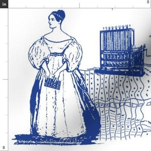 Computer Science Fabric - Women of Computer Science - Toile by Elramsay ...