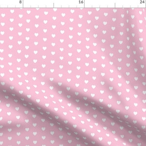 Baby Girl Cotton Fat Quarters Pink Gray Elephants Infant Newborn Nursery Petal Quilting Cotton Mix & Match Fat Quarters by Spoonflower Pink Hearts