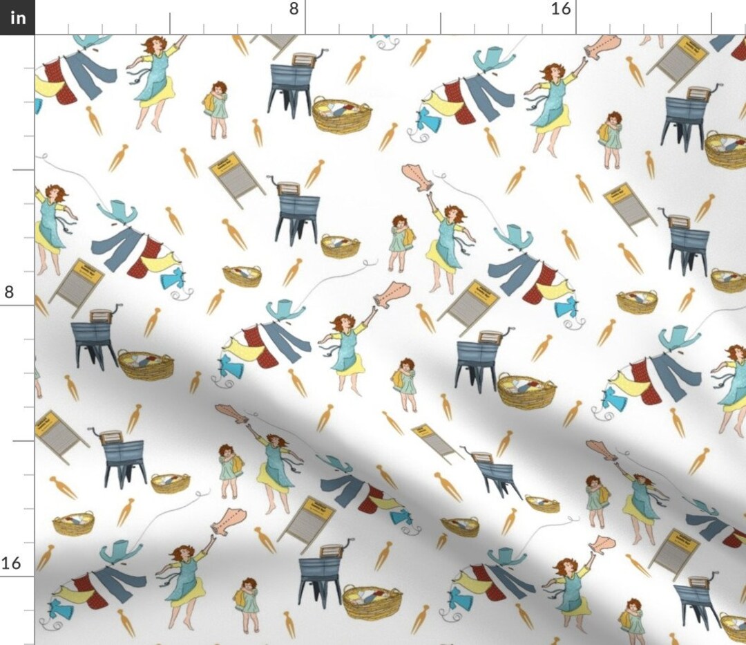 Laundry Room Fabric Washboard Laundry Day by Salzanos by Salzanos