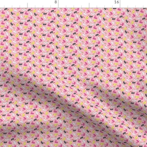 Micro Scale Fabric - (Micro Scale) Pool Floats - All The Floats On Pink C18bs By Littlearrowdesign - Micro Scale Fabric With Spoonflower