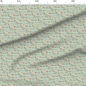 Pumpkin Spice Fabric - Mini - Watercolor Psl - Pumpkin Spice Latte, Coffee, Latte, Pumpkin, Fall, Autumn Fabric - Mint By Charlottewinter image 2