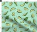 Avocado Fabric - Avocados Fabric // Avocado Fruit And Veggies - Mint By Andrea Lauren- Novelty Food Cotton Fabric by the Yard Spoonflower 