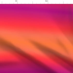 Sunset Rainbow Fabric - Summer Vacation by paysmage - Ombre Mango Gradient Fruity Purple Orange Sunrise  Fabric by the Yard by Spoonflower