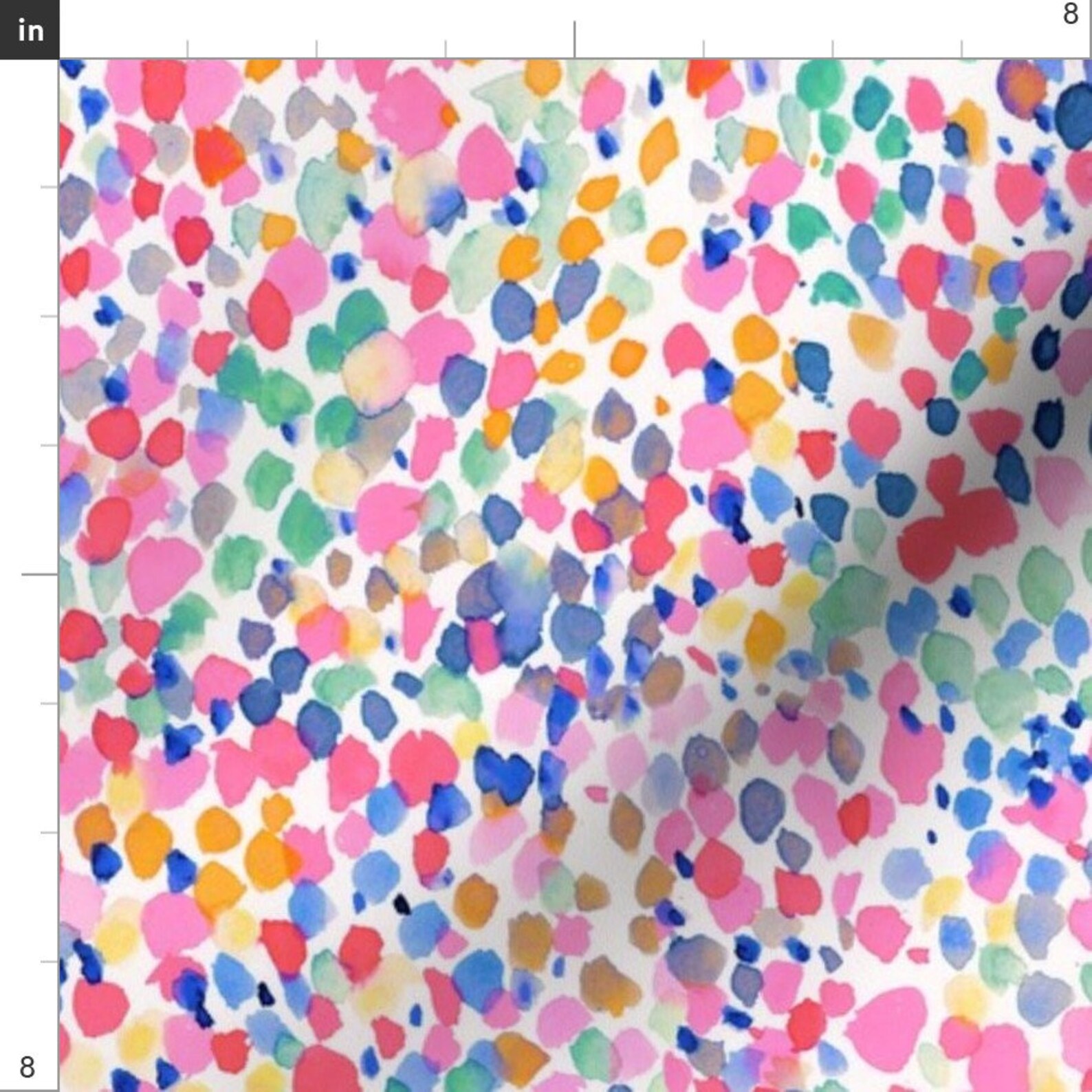 Pastel Fabric Lighthearted Pastel by Mjmstudio Watercolor Etsy