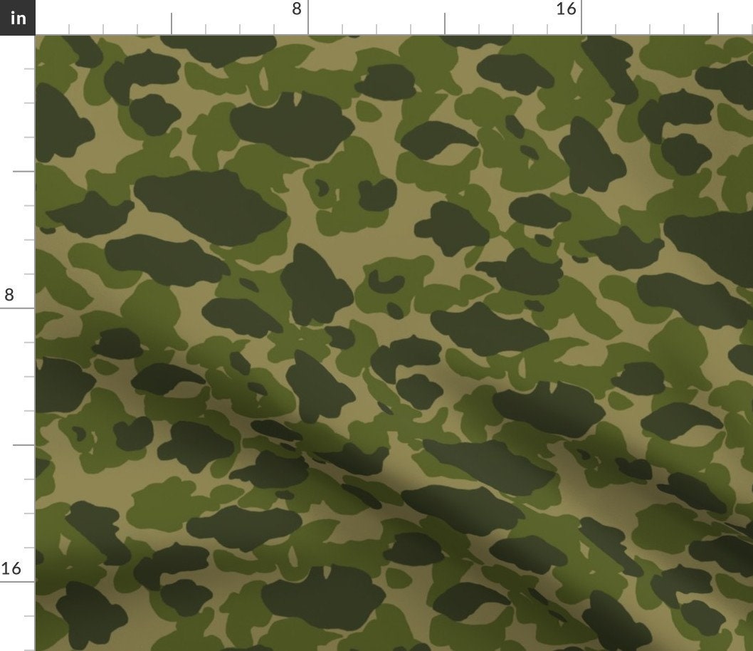  Spoonflower Fabric - Army Men Abstract Toy Decor Green