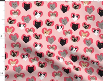 100% cotton Heart Fabric Cat Fabric Quilting Fabric Cute Cats Small Print Fabric by Fat QuarterHalf MetreMetre Valentines Fabric 100% cotton Heart Fabric Cat Fabric Quilting Fabric Cute Cats Small Print Fabric by Fat QuarterHalf MetreMetre Valentines Fabric