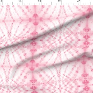 Pink Tie Dye Fabric - Shibori Angle Pink | Michelle Mathis By Michellemathis - Pink Tie Dye Cotton Fabric By The Yard With Spoonflower image 2