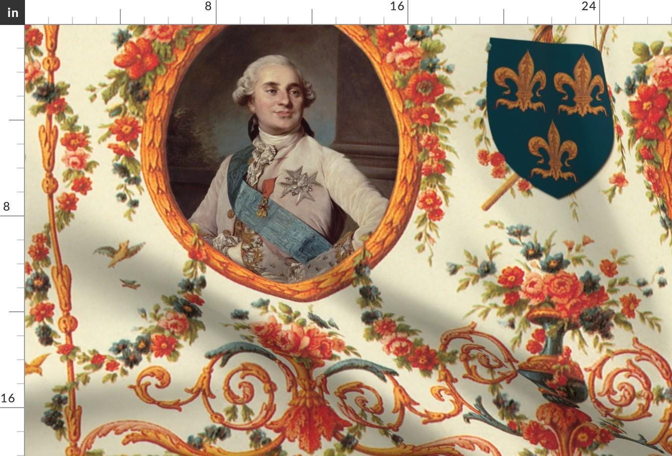 枕カバー　Louis XIV Louis Xiv Fabric - Etsy