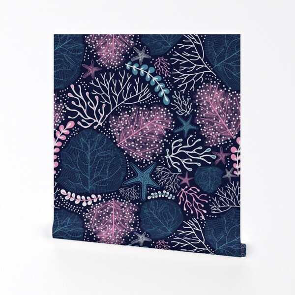 Coral Reef Removable Wallpaper Etsy