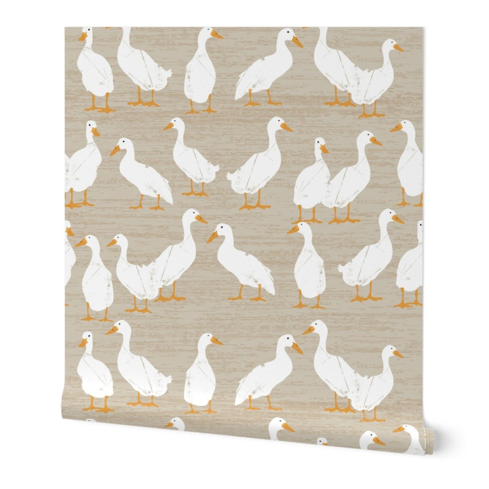 Ducks in A Row Wallpaper Ducks in A Row by Sarah Treu - Etsy