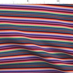 Colorful Serape Fabric Mexican Pattern Fabric Serape Stripes Fabric Custom Printed Fabric SRP2 Etsy Canada