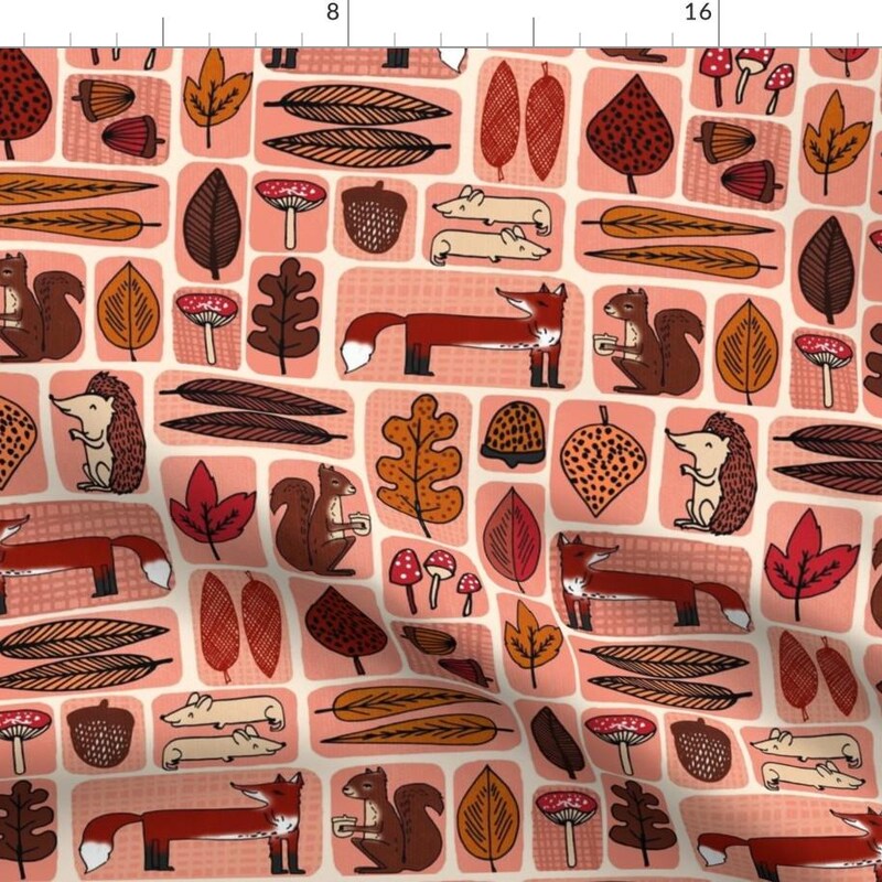 Autumn Fabric - Etsy