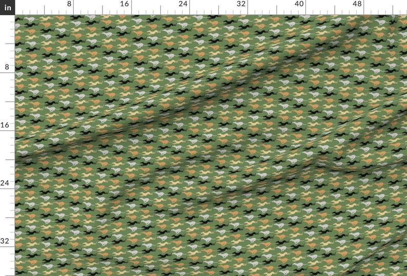 Running Greyhound Fabric - Running Greyhounds by Eclectic House ...