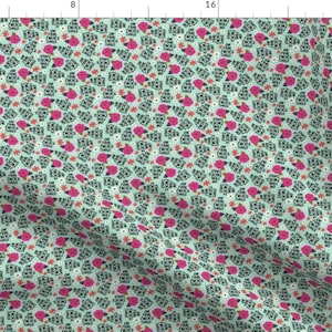 Funny Swear Fabric - Teeny-Oh For F*ck&#39;S Sake By Cynthiafrenette - Face Mask Floral Adult Humor Cotton Fabric By The Yard With Spoonflower